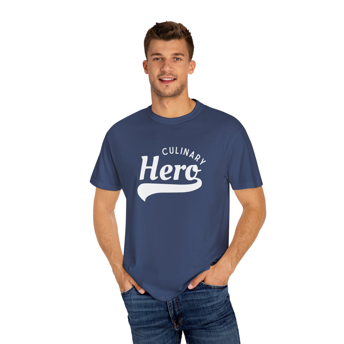Culinary Hero T-Shirt - White Text