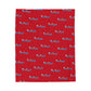 Chef Diamond and Friends Plush Red Blanket