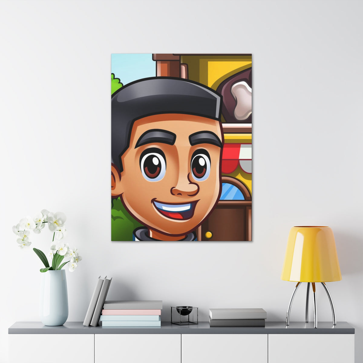 Chef Santos Canvas Gallery Wraps