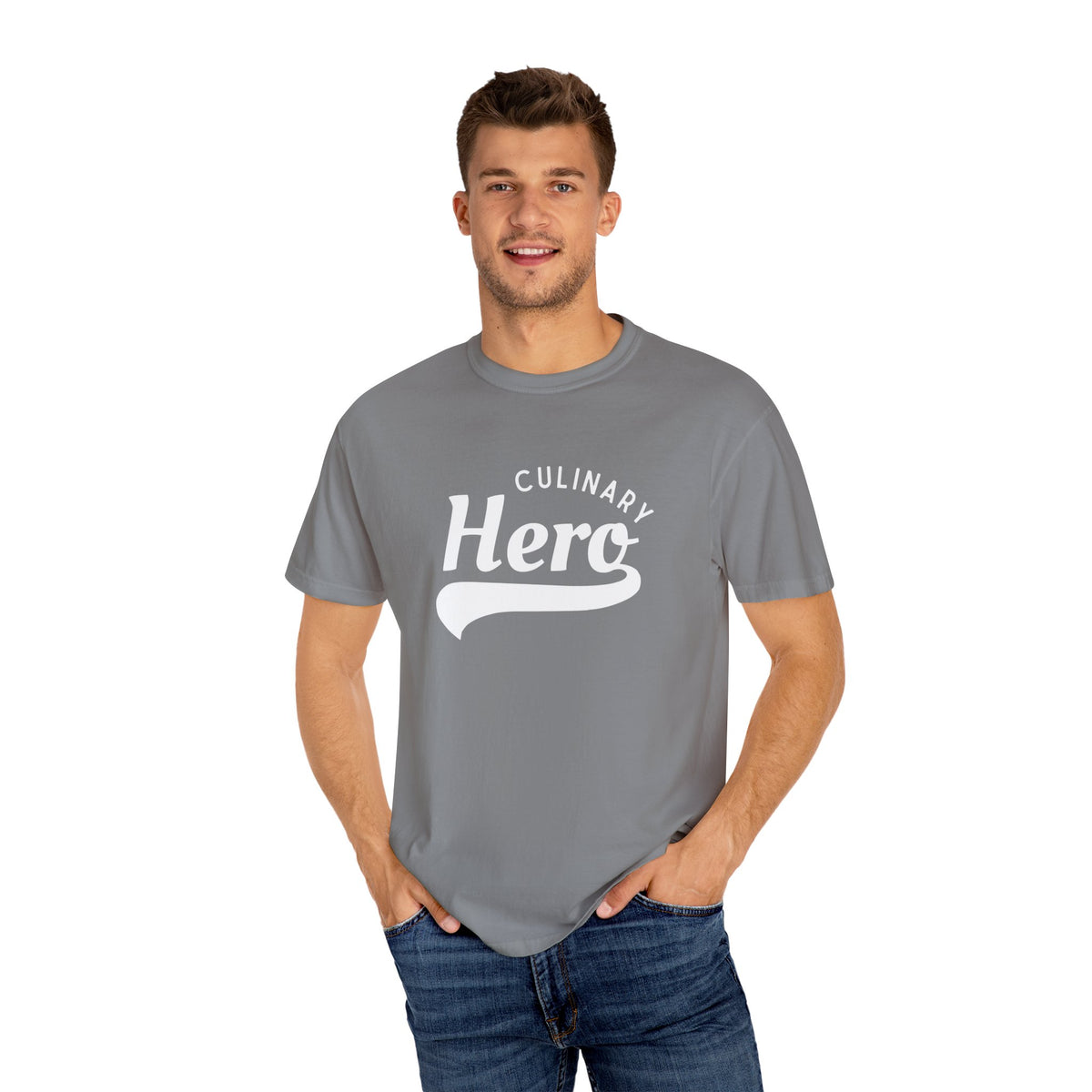Culinary Hero T-Shirt - White Text
