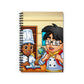 Chef Diamond and Chef Lily - Spiral Notebook - Ruled Line