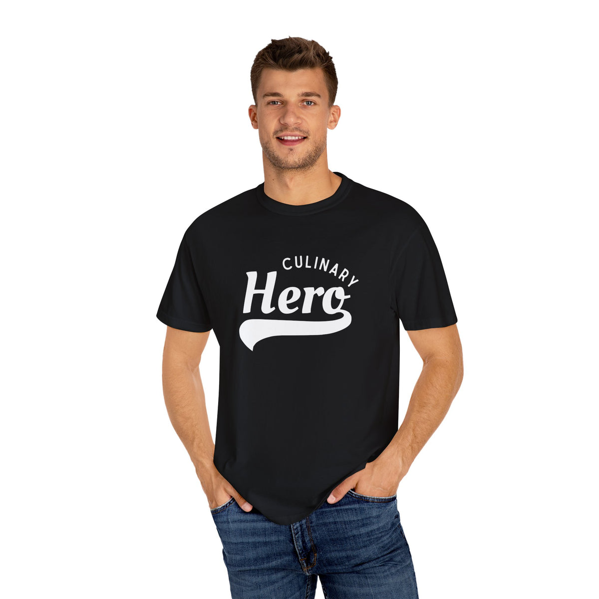 Culinary Hero T-Shirt - White Text