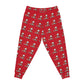 Red Athletic Chef Diamond and Friends Joggers