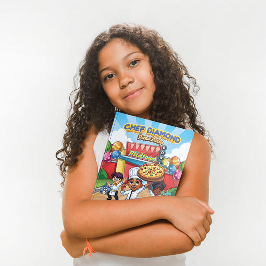 Chef Diamond Pizza Party Coloring Book